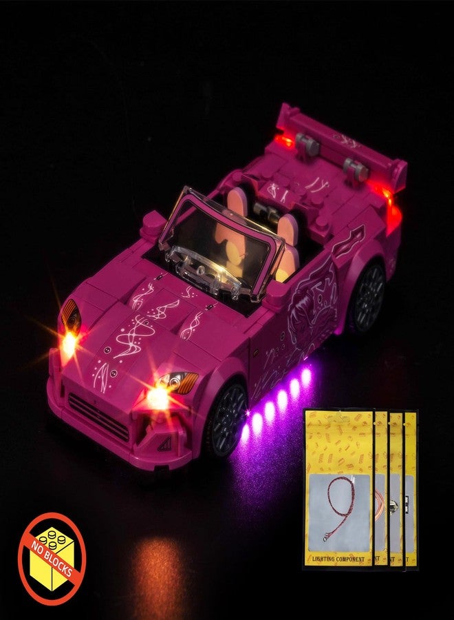 BrickBling LED Light Compatible with Lego Speed Champions 2 Fast 2 Furious Honda S2000 77241 - Not Come with Car - Image 2